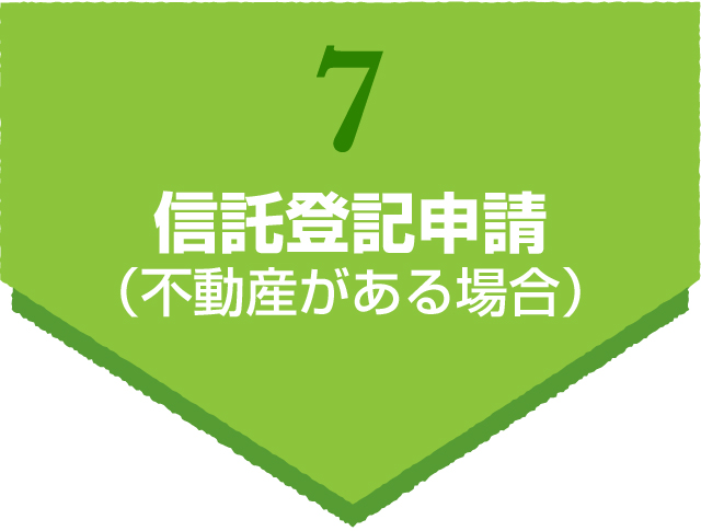 7.信託登記申請（不動産がある場合）